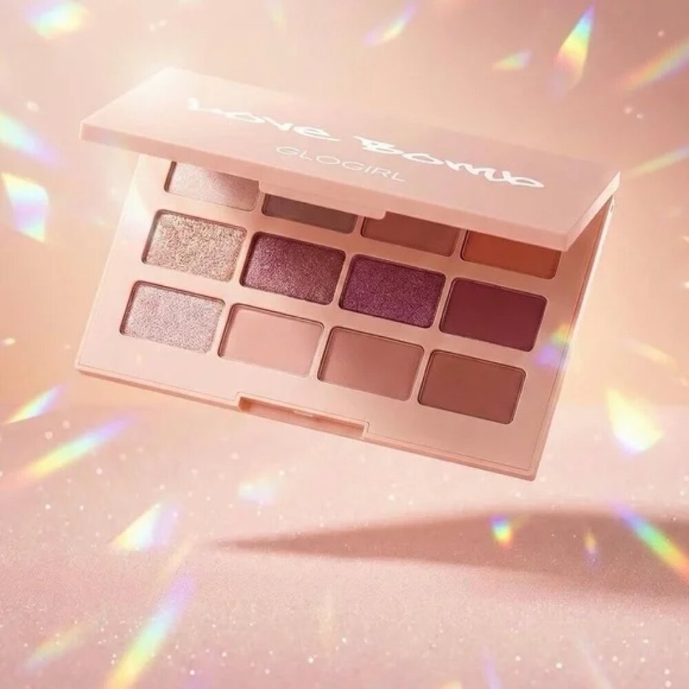 GLOGIRL COSMETICS “Love Bomb” 12-Pan Eyeshadow Palette (BRAND-NEW!)‎